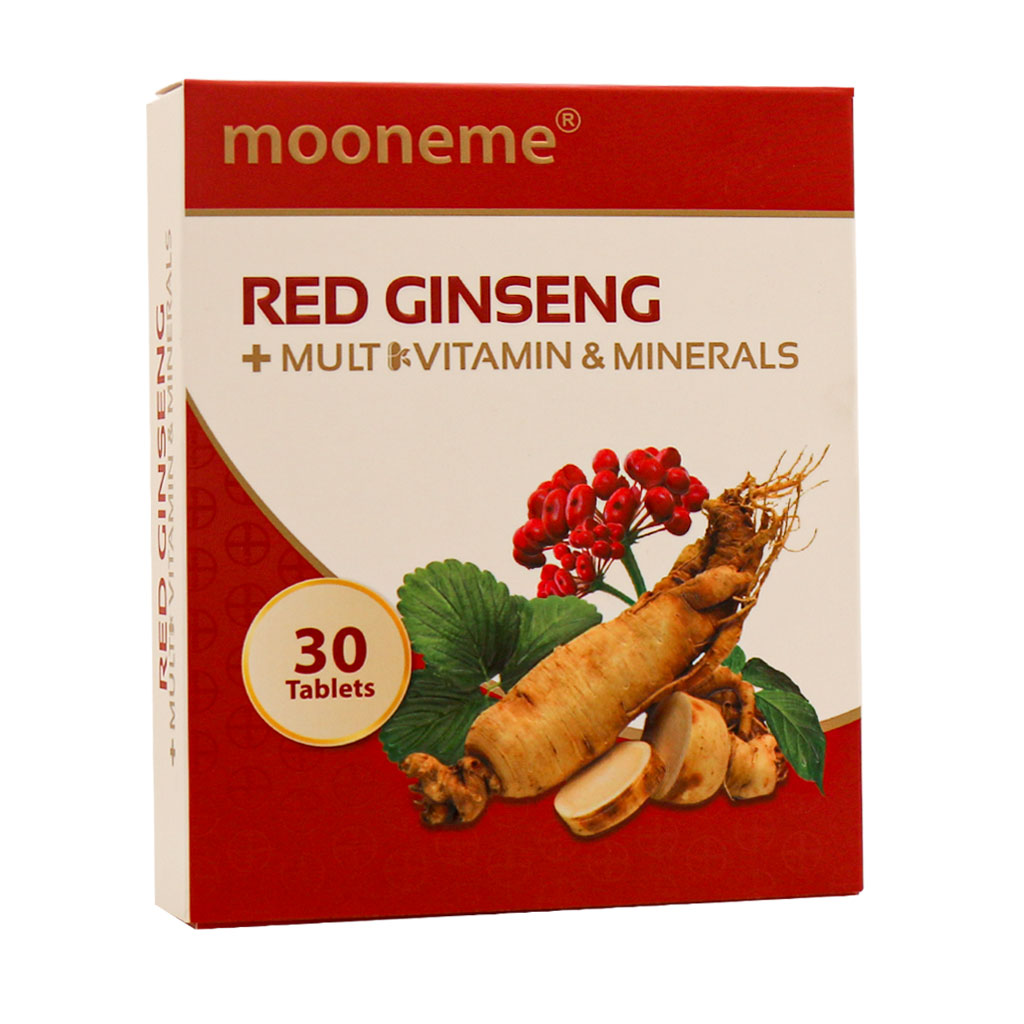 قرص رد جینسینگ و مولتی ویتامین مینر